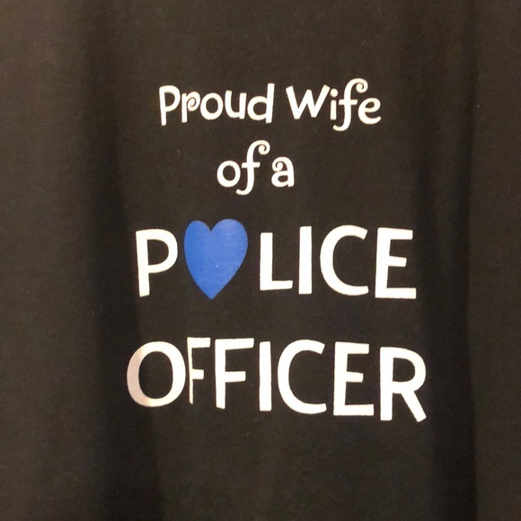 Tops - Police Officer wife shirt Tops - Police Officer wife shirt